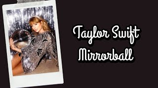 Taylor Swift - Mirrorball Lyrics Terjemahan (English / Indonesia)