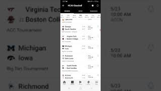 NCAA Baseball Scores Update 5-22-23