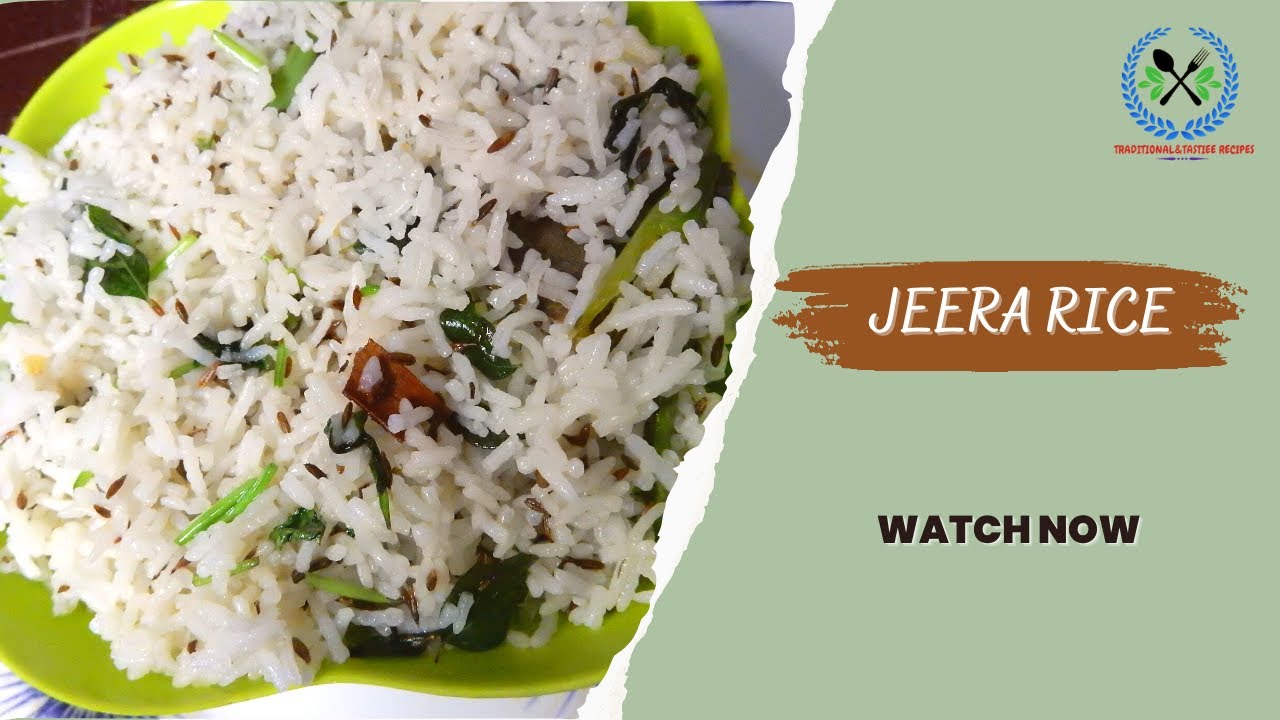 జీరా రైస్ ని సింపుల్ గా ఇలా చేసుకోవచ్చు Jeera Rice Recipe In Telugu