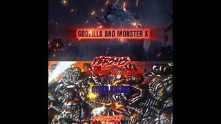 (IN TERMS OF COMBAT) Godzilla and Monster X vs Godzilla universe #edit #shorts #godzilla