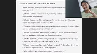 WD401-Node JS interview Questions