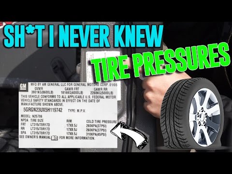 Nitto Ridge Grappler Tire Pressure Chart