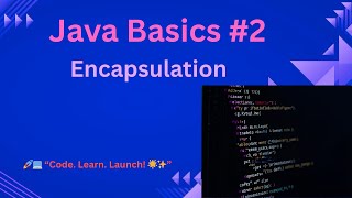 🔒 Encapsulation in Java Explained with Example | Java OOPs Concept | Java Beginner Series