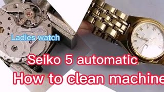HOW TO REPAIR SEIKO 5 AUTOMATIC ( LADIES WATCH ) CAL-4206 MACHINE/ 👉 E.R ESTACION VLOG