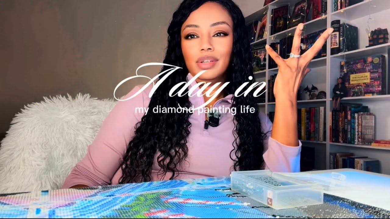 🥶💎DP VLOG | Chatty Snow Storm Prep, Audiobooks Review, Audiobooks & Diamond Painting Are Great Match