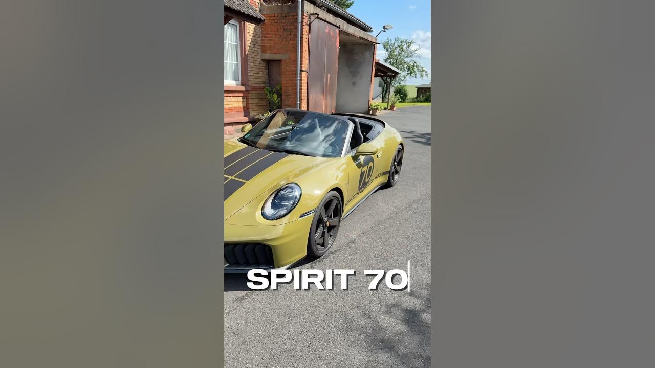 O NOVO PORSCHE 911 SPIRIT 70 🤩 #Shorts