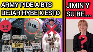 Download Lagu 🚨BTS ABANDONA HYBE⁉️ARMY PIDE ESTO HOY😡JIMIN ES 😨 noticiasdebts MP3