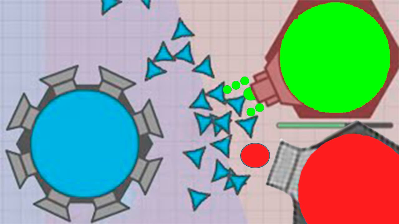 DIEP.IO| All Lv 75 Dominator Tanks And New Colorful Teams Tag Mode¡ Clan Zero| Diep.io