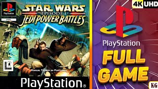 Star Wars Episode I: Jedi Power Battles [PS1] Gameplay Walkthrough FULL GAME [4K60ᶠᵖˢ UHD🔴]
