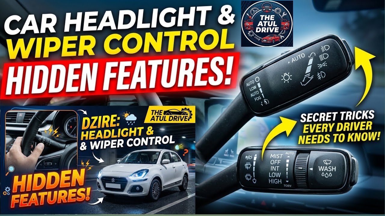 Car Headlight Control | Headlights & Turn Indicater Hidden Features ...