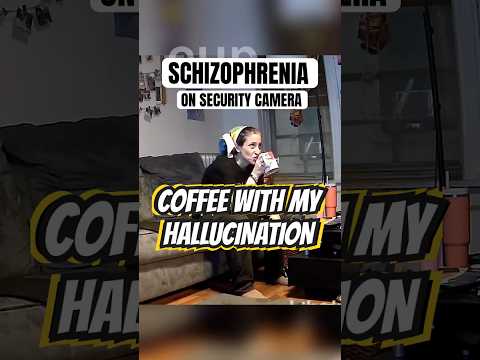 Coffee With My Schizophrenia Hallucination #mentalhealth #schizophrenia #shorts