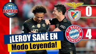 Benfica vs BAYERN MUNICH 0-4 │LEROY SANE y LEWANDOWSKI ARRASAN en CHAMPIONS LEAGUE