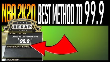 NBA 2K20 BEST METHOD TO HIT 99.9 AND STAY THERE!