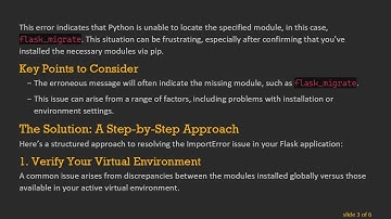 Resolving ImportError in Python Flask: Why Modules Aren