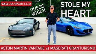 Ultimate exotic car battle: 2014 Maserati GranTurismo vs 2008 Aston Martin Vantage