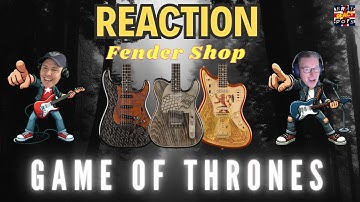 BRIT DADS REACT to The Game Of Thrones Theme Song Fender Custom Shop