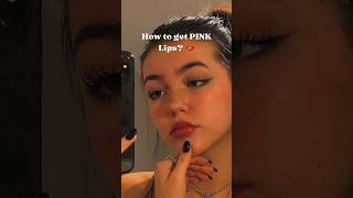 How to get PINK Lips? 👄 | Remove Lips darkness #lips #shorts #howtogetpinklips #pinklipsnaturally