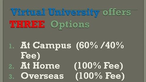 What are home based and campus based Options|home based|Campus based