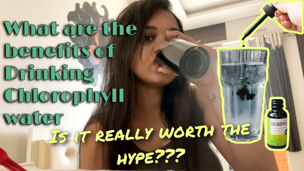 Drinking Chlorophyll Water in my Routine / is it really worth the hype?? 🥬🌿