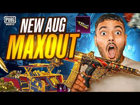 NEW AUG MAXED ULTIMATE SET CRATE OPENING | PUBG MOBILE |