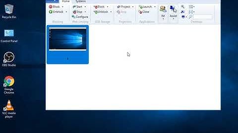 How to control Other Desktops connected to windows server 2016
