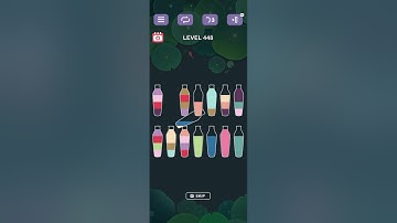 water sort puzzle -sort color puzzle game level 448