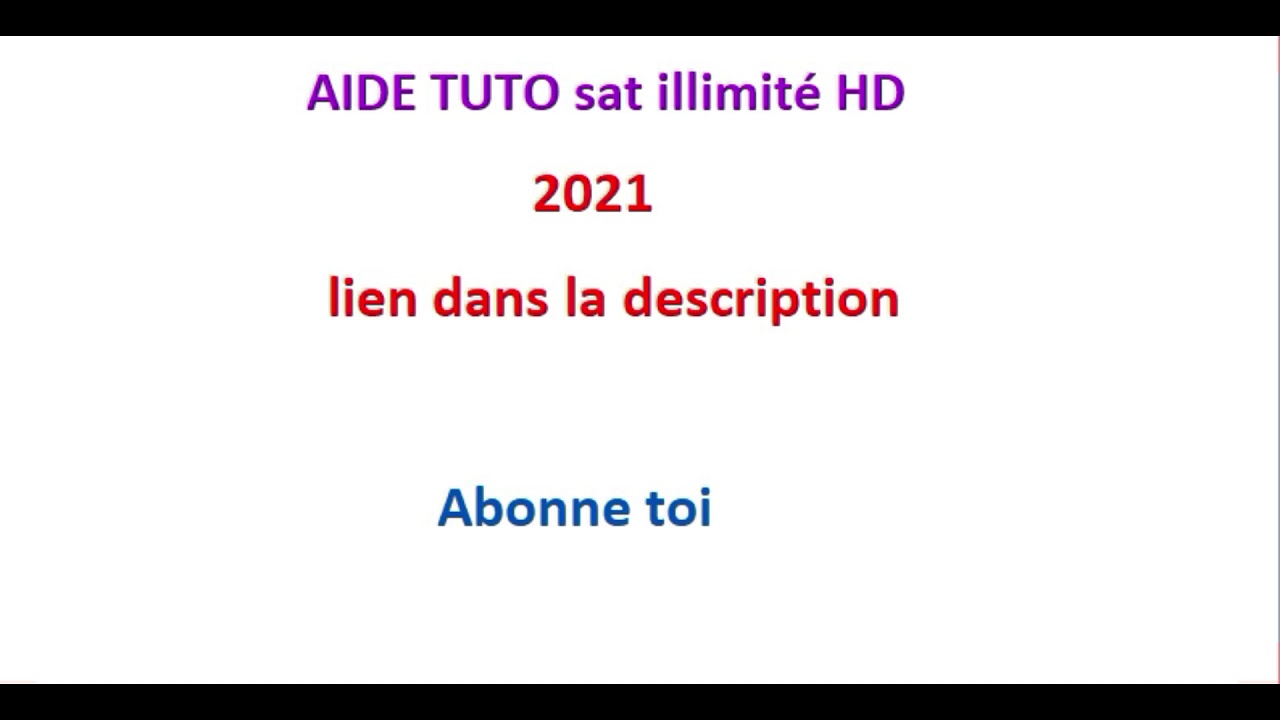 AIDE TUTO FLASH MISE AJOUR sat illimité HD - YouTube