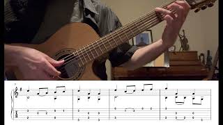 Minuet in G (with guitar tab) - J.S.Bach/Christian Petzold