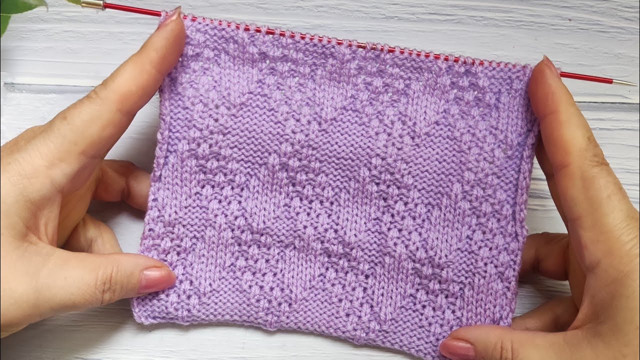 Easy Knit Stitch Pattern | Einfaches Strickmuster | Punto semplice ai ...