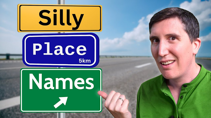 The world's silliest place names