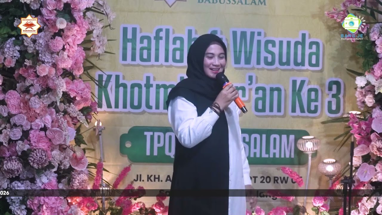 MC HAFLAH DAN KHOTMIL QUR'AN - SAMBUTAN KEPALA DESA