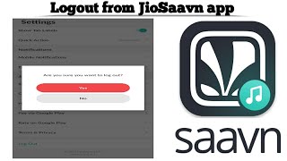 How to Logout from JioSaavn Music app | Sign out from Jio Saavn app | Techno Logic | 2021 screenshot 4