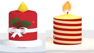 Stack Up!🕯️🤶! Stacking Gameplay! Very Satisfying And Relaxing ASMR Games!