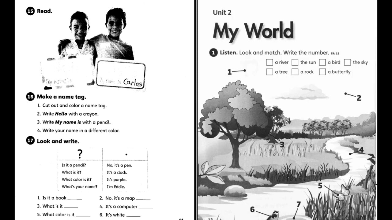 NHAT. ENGLISHTEACHER Explore our world 1 workbook PDF, Audio 1 - YouTube