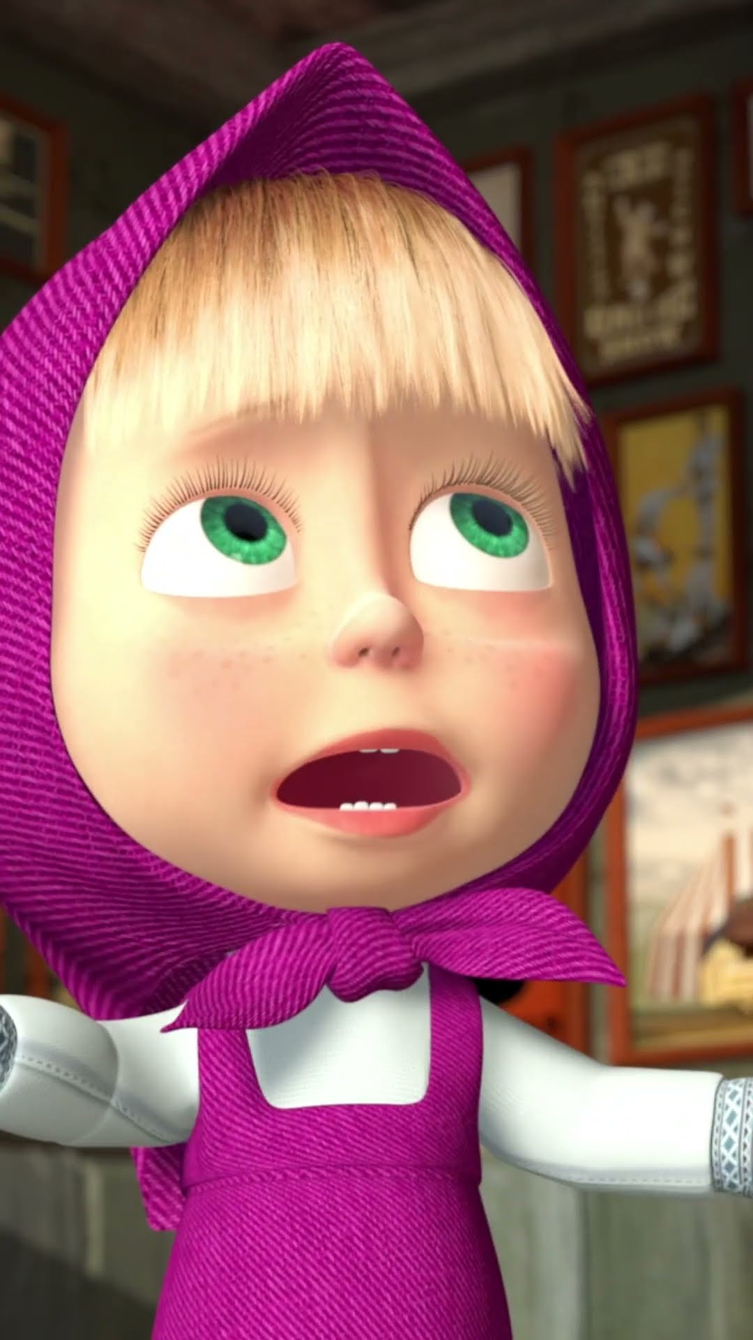 ماشا الساحرة ?‍♀️? mashabeararabic #shorts #arabic #mashaandthebear# #ماشاوالدب #مضحك #كرتون