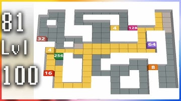 2048 Puzzle Slide: 3D Cube - Gameplay Walkthrough - Levels 81-100