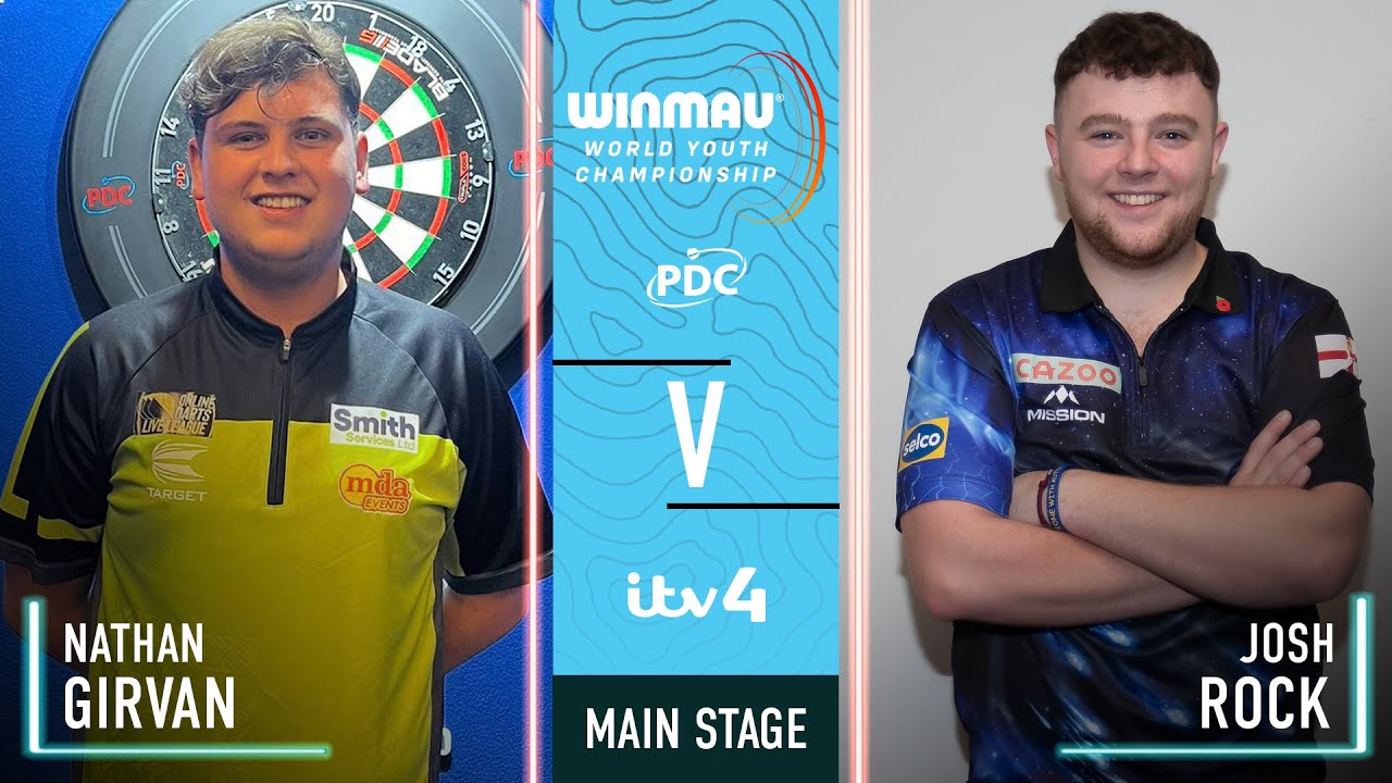 PDC World Youth Championship Final 2022 11 27 Nathan Girvan vs Josh Rock HUN YouTube