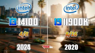 i3 14100 VS i9 11900k Test 8 in Games - Test Cpu - Test GPU - Fps vn