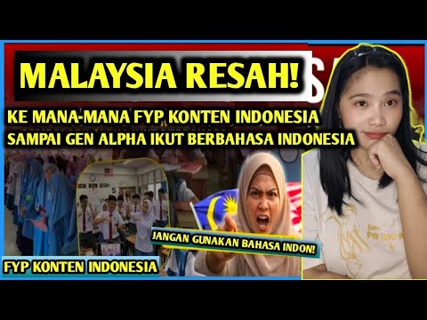 🔴MALAYSIA RESAH❗FYP MALAYSIA DI KUASAI KONTEN INDONESIA❗GENERASI MUDANYA MAKIN TERPENGARUH BHS INDO