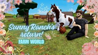 【Roblox Farm World】🌾The return of Sunny Ranch🌾