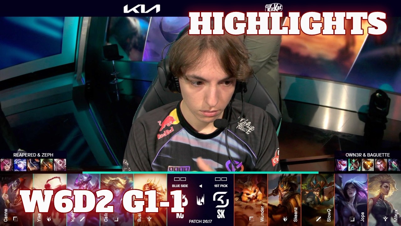 KC vs SK - Game 1 Highlights | Week 6 Day 2 LEC Summer 2026 | Karmine Corp vs SK Gaming G1 W6D2