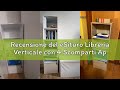Recensione del eSituro Libreria Verticale con 4 Scomparti Aperti e 1 Armadietto Scaffale Libreria in