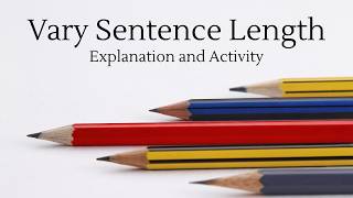 Writing Tip: Vary Sentence Length
