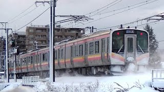E129系B18編成信越本線下り普通429M 長岡→新潟
