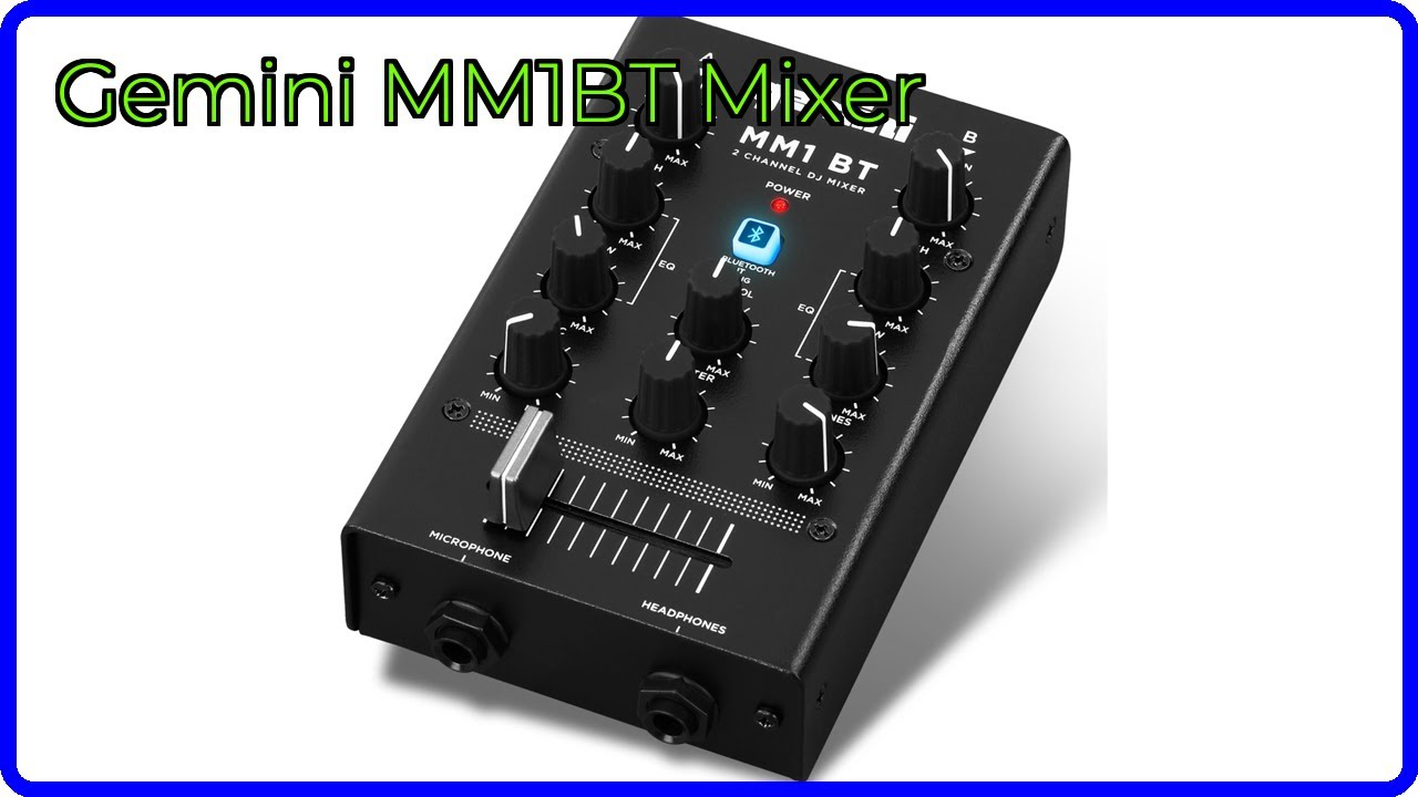 REVIEW (2026): Gemini MM1BT Mixer. ESSENTIAL details. - YouTube