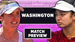 Svitolina vs Eala | Washington 2026 QF | Tennis Talk Preview