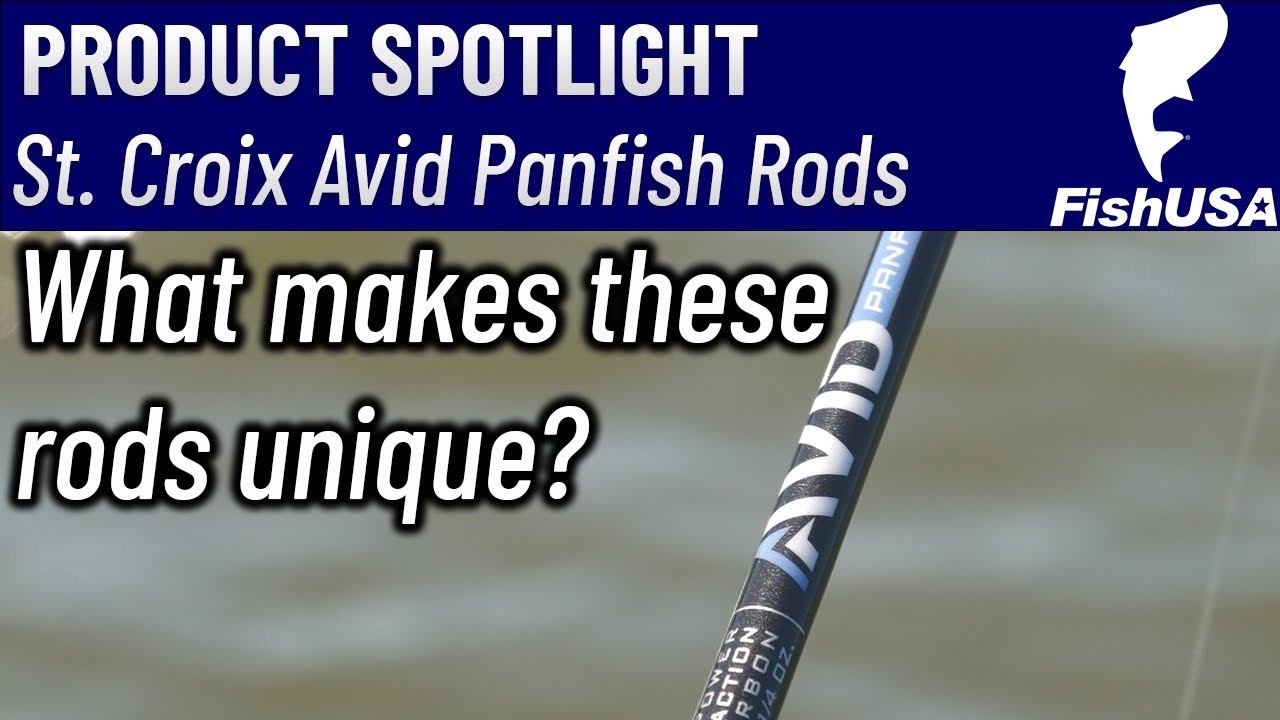 St. Croix Avid Series Panfish Spinning Rod | FishUSA St. Croix Avid Series Panfish Spinning Rod | FishUSA