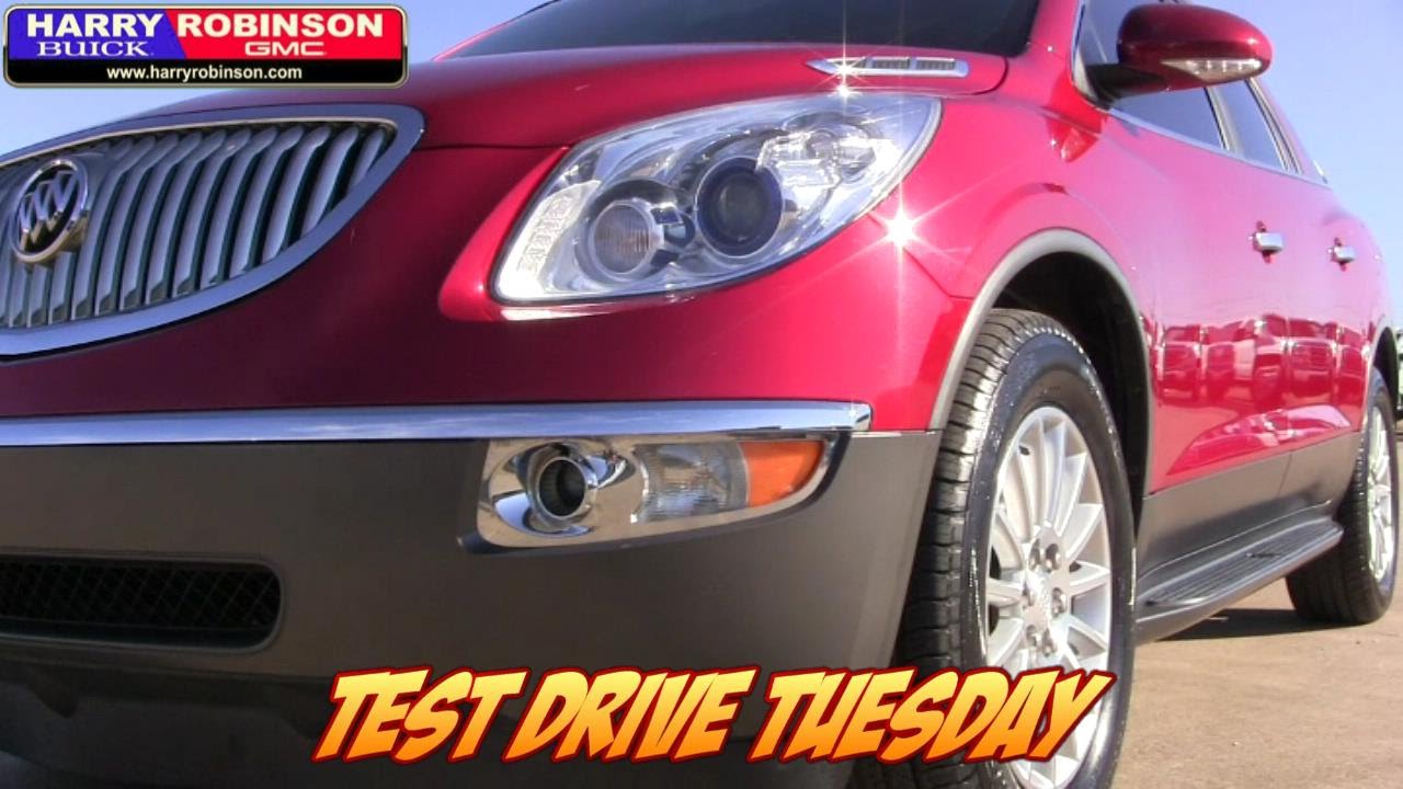 Test Drive Tuesday Red 2012 Buick Enclave Heated Leather, Cpt. Chairs