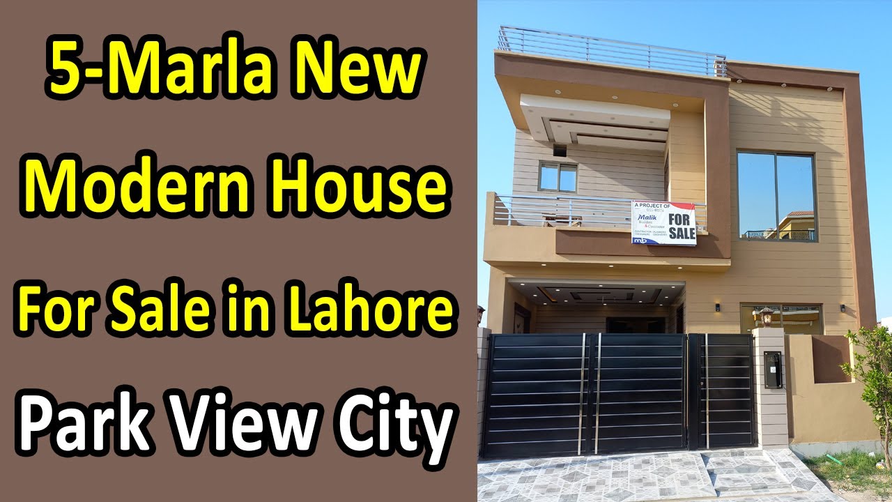 House For Sale In Lahore 5 Marla Modern House For Sale In Park View City Lahore 0300 1422 422 Youtube