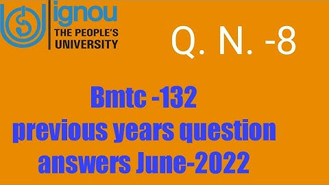 Ignoucbcs bag bscg mathematics bmtc-132 previous years question answers June-2022 Q. N. -8